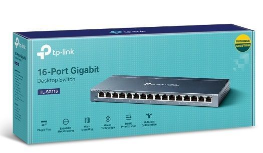 Комутатор мережевий TP-LINK TL-SG116 TL-SG116 фото