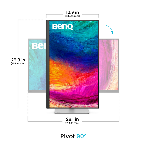 Монітор BENQ PD3226G White-Silver (9H.LMVLA.TBE) 9H.LMVLA.TBE фото