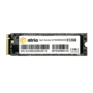 Накопичувач SSD ATRIA ATNVMX500S/512 ATNVMX500S/512 фото