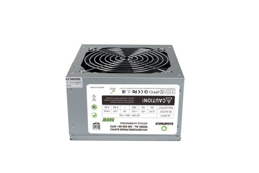 Блок живлення GAMEMAX GM-500 80+ APFC GM-500 80+ APFC фото