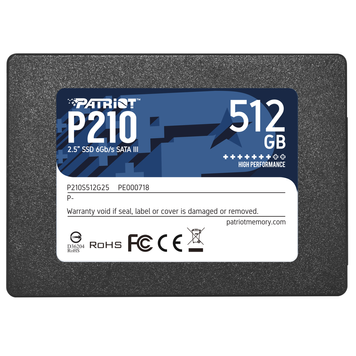 Накопичувач SSD PATRIOT P210S512G25 P210S512G25 фото